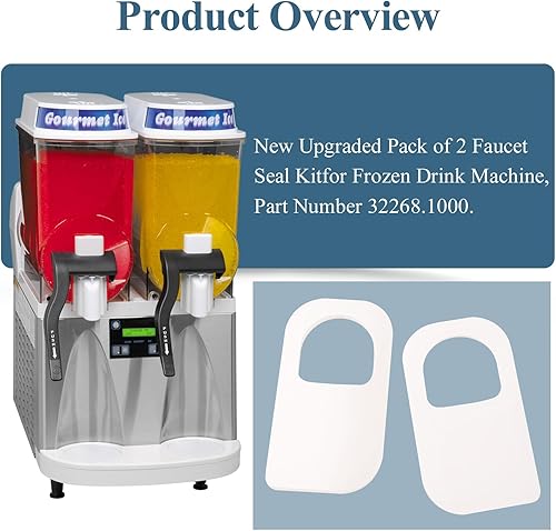 Miniatura 2 de Paquete de 2 juntas de sello de eje de barrena con número de pieza 26780.0000, ajuste perfecto para Bunn 32193-2 CDS-2, máquina de bebidas