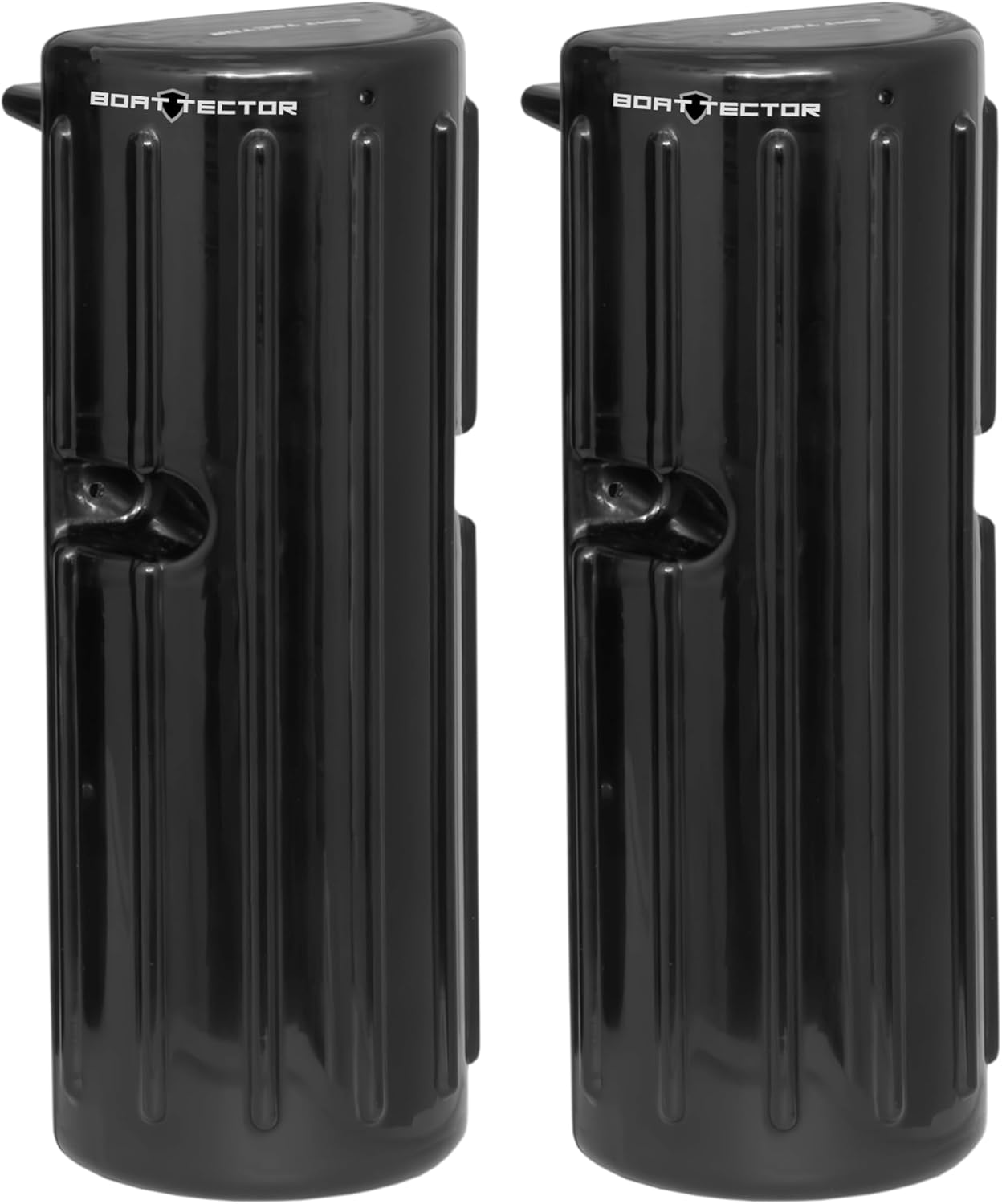 Extreme Max 3006.8749 Marine-Grade Vinyl Dock Bumper Fender - Straight, 16" x 6" x 4", Black (Pair)