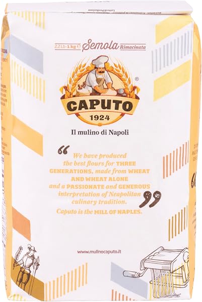 Antimo Caputo 00 Semola (Semolina Flour) - 2 Pack, 1 kg - 4
