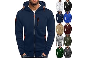 Men's Value Zip-Up Hoodies: Affordable Style Under 10 Bucks