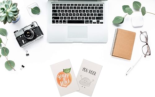 Miniatura 6 de 40 tarjetas de agradecimiento divertidas tarjetas de felicitación de 4 x 6 pulgadas con sobres y calcomanías juego de cartas divertidas en caja a