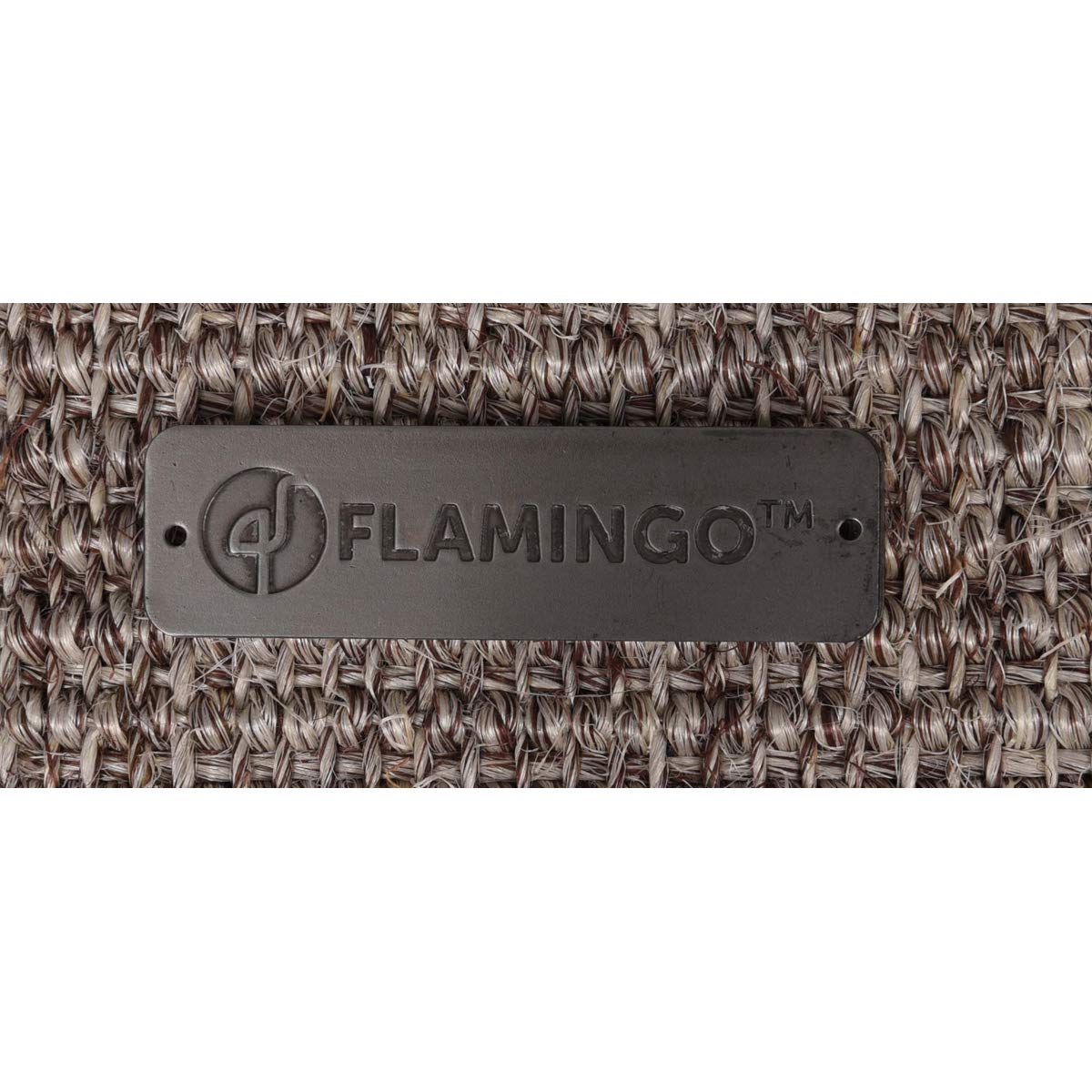 griffoir pour Chat – Tonneau à Gratter pour Chat - Flamingo Greta M - 70 cm Hauteur – Ø 36 cm - Gris & Naturel & Marron Clair