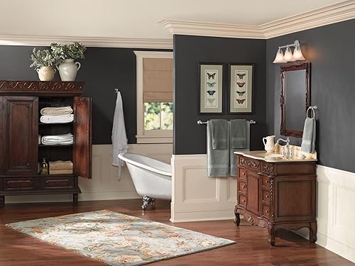 Miniatura 7 de Moen YB8424ORB Weymouth - Toallero individual de 24 pulgadas, 24 pulgadas, bronce aceitado