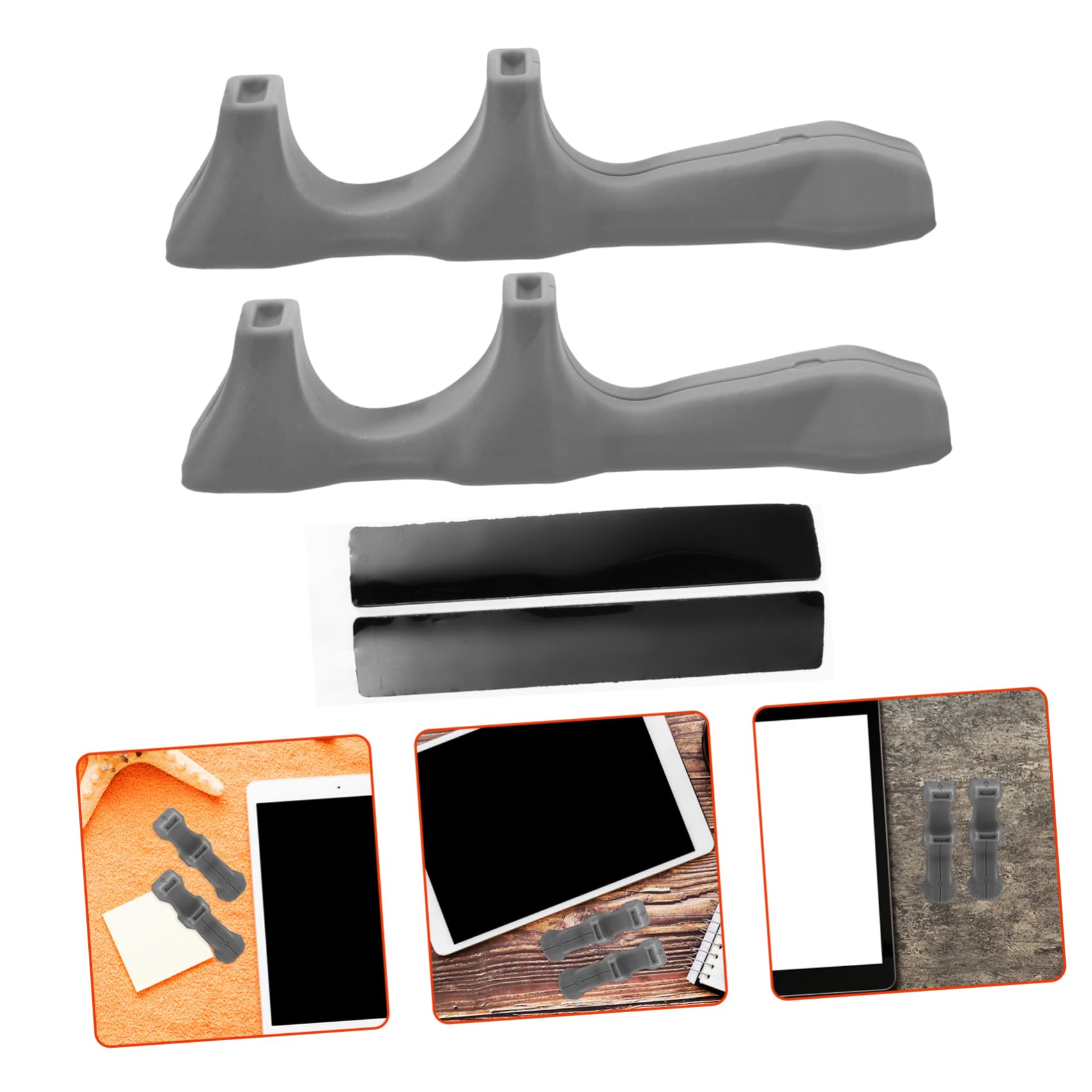 HOMSFOU 4paare Gaming Handle Aus Anti-rutsch-silikon Für Gamepad-griff Ergonomische Tablet-halterung Für Präzises Spielen Einfache Montage Ohne Werkzeuge Kompatibel Mit Verschiedenen