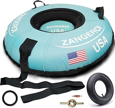 River Tube River Tubes for Floating Heavy Duty Kids Inner Tubes for River Floating Adult Rubber Inter Tube with Bottom Handles and Cover Snow Tube Snow Tubes for Sledding Heavy Duty (47