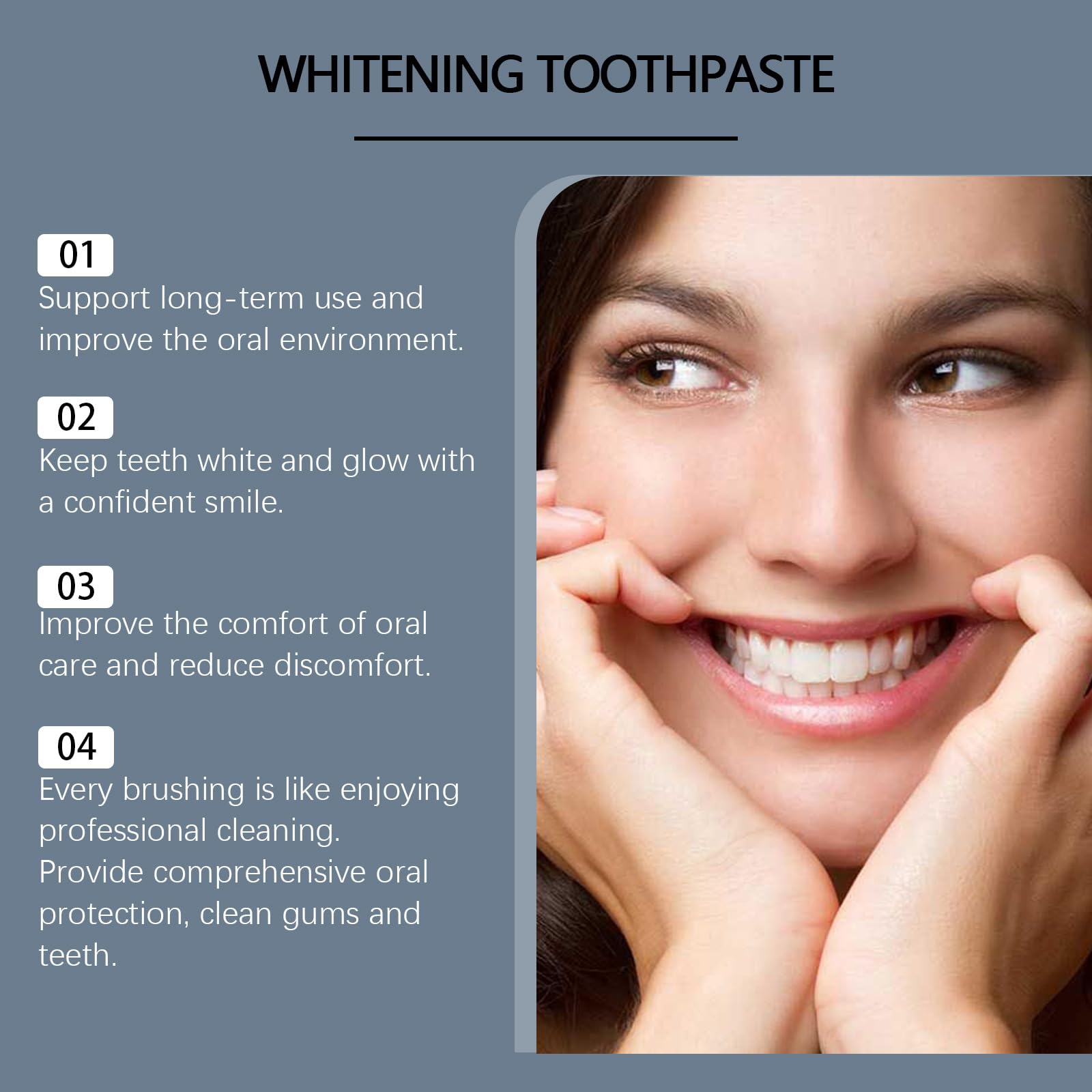 Zealburst, dentifricio, idrossiapatite senza fluoro, dentifricio sbiancante con olio di cocco, xilitolo e antiossidante naturale, per proteggere e rafforzare i denti, rimuove le macchie dei denti (4)