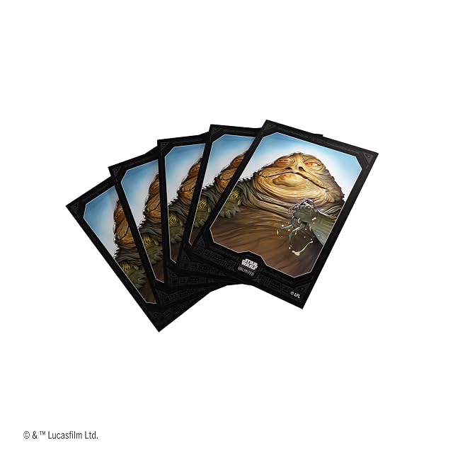 Foto 4 de 6 de Gamegenic Star Wars Unlimited Premium Art Sleeves Jabba The Hutt