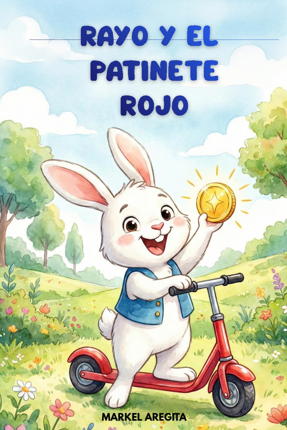 Rayo y el patinete rojo: Un cuento infantil sobre la paciencia, el esfuerzo y cumplir sueños