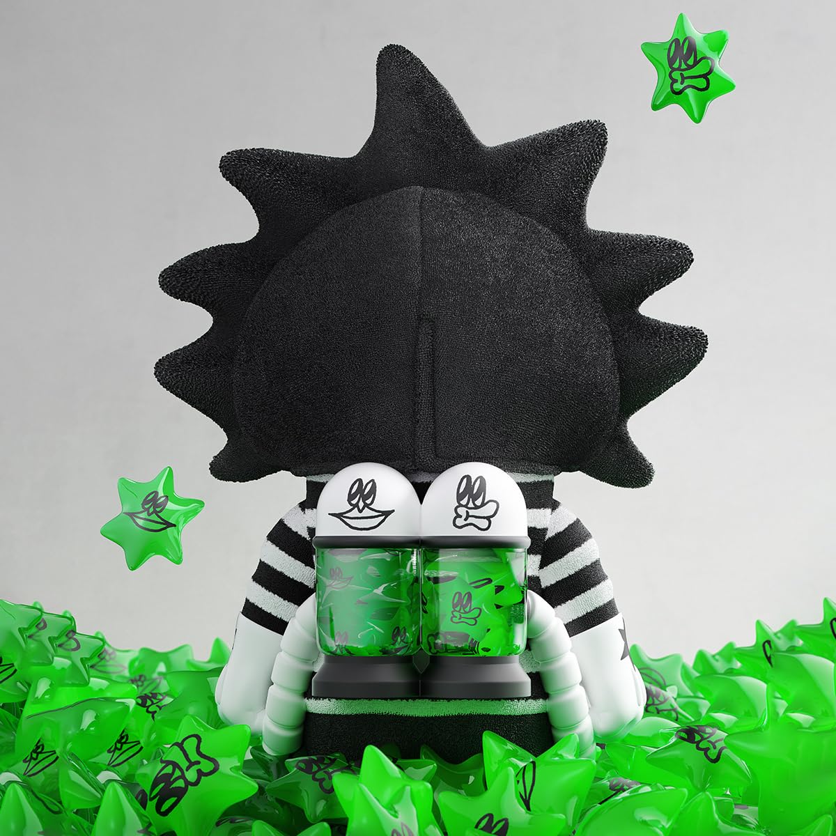 POP MART Mega Space Molly 400% Lala Company-Durian Man Pop Action