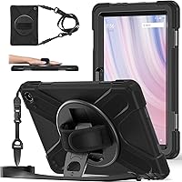 Vista 11 de DreamerX Funda para Microsoft Surface Pro 7+ Plus/Pro 7/6/5/4 de 12.3 pulgadas, funda protectora de silicona resistente resistente con mango