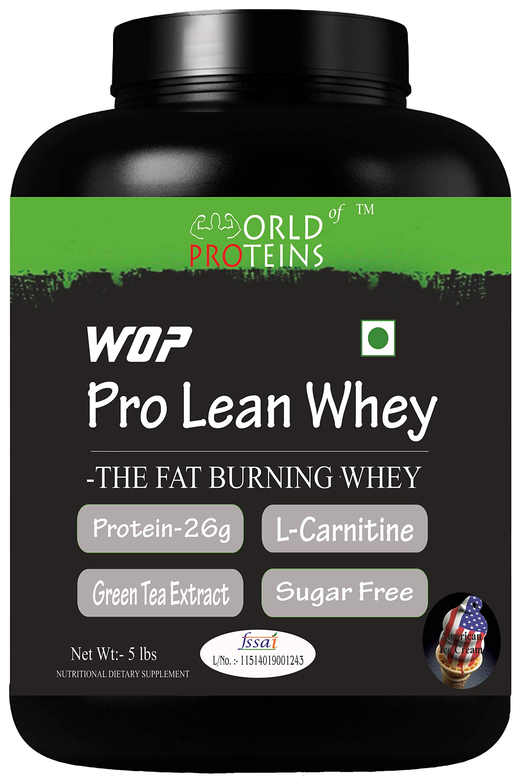 WOP Pro Lean Whey 2 Kg- American Ice Cream