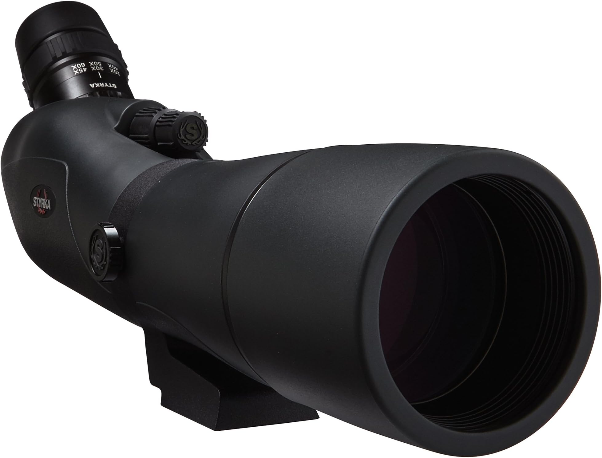 Styrka S7 Series 15-45x65 ED Spotting Scope, Dark Green, ST-15510 - Waterproof Long Range Spotting Scope for Target Shooting, Hunting, Archery, Bird Watching and Outdoor Recreation - Styrka Strong