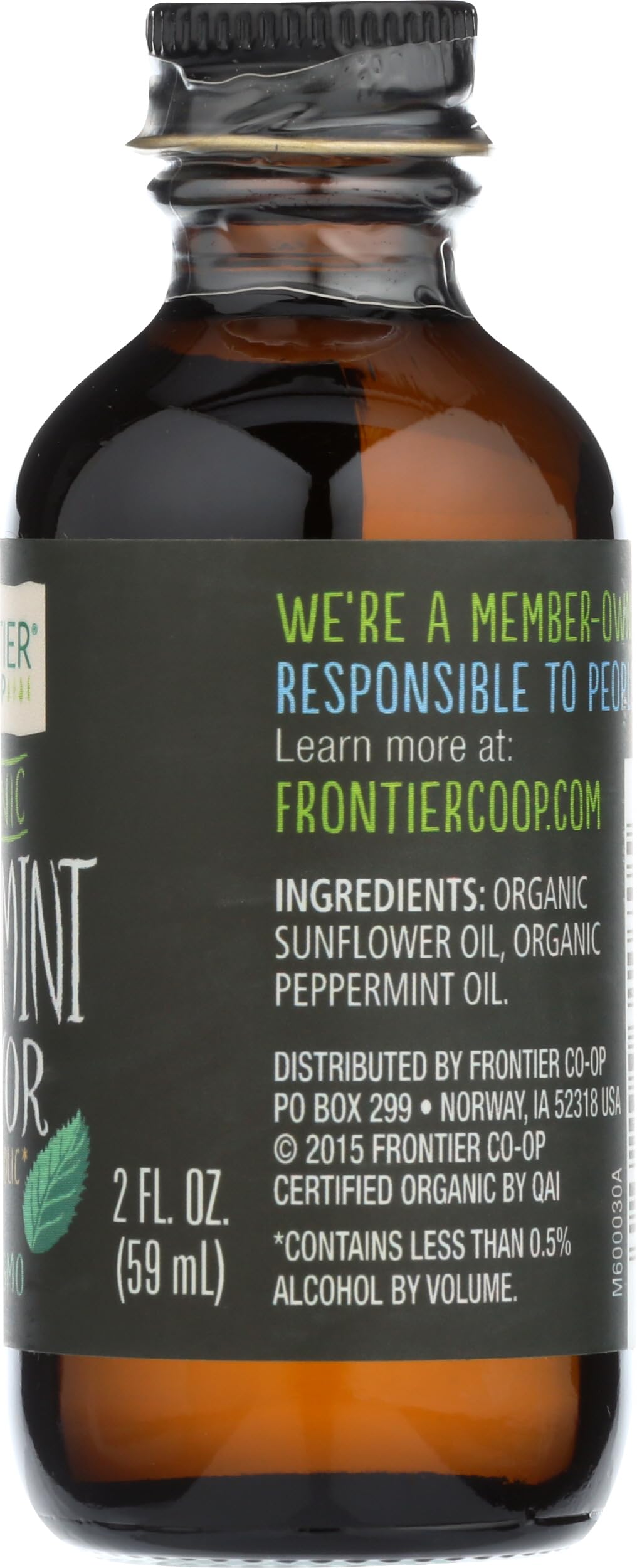 Amazon.com: Frontier Co-op Peppermint Flavor, 2 Ounce Glass Jar