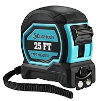 Vista 1 de DURATECH Magnetic Tape Measure 25FT with Fractions 1/8, Retractable Measuring Tape, Easy to Read Both Side Measurement Tape, Magnetic Hook and Shock