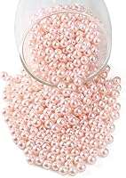 Vista 1 de YouLuo 200 cuentas de perlas de vidrio redondas checas pequeñas de satén checo con brillo espaciador cuentas sueltas para hacer joyas, manualidades