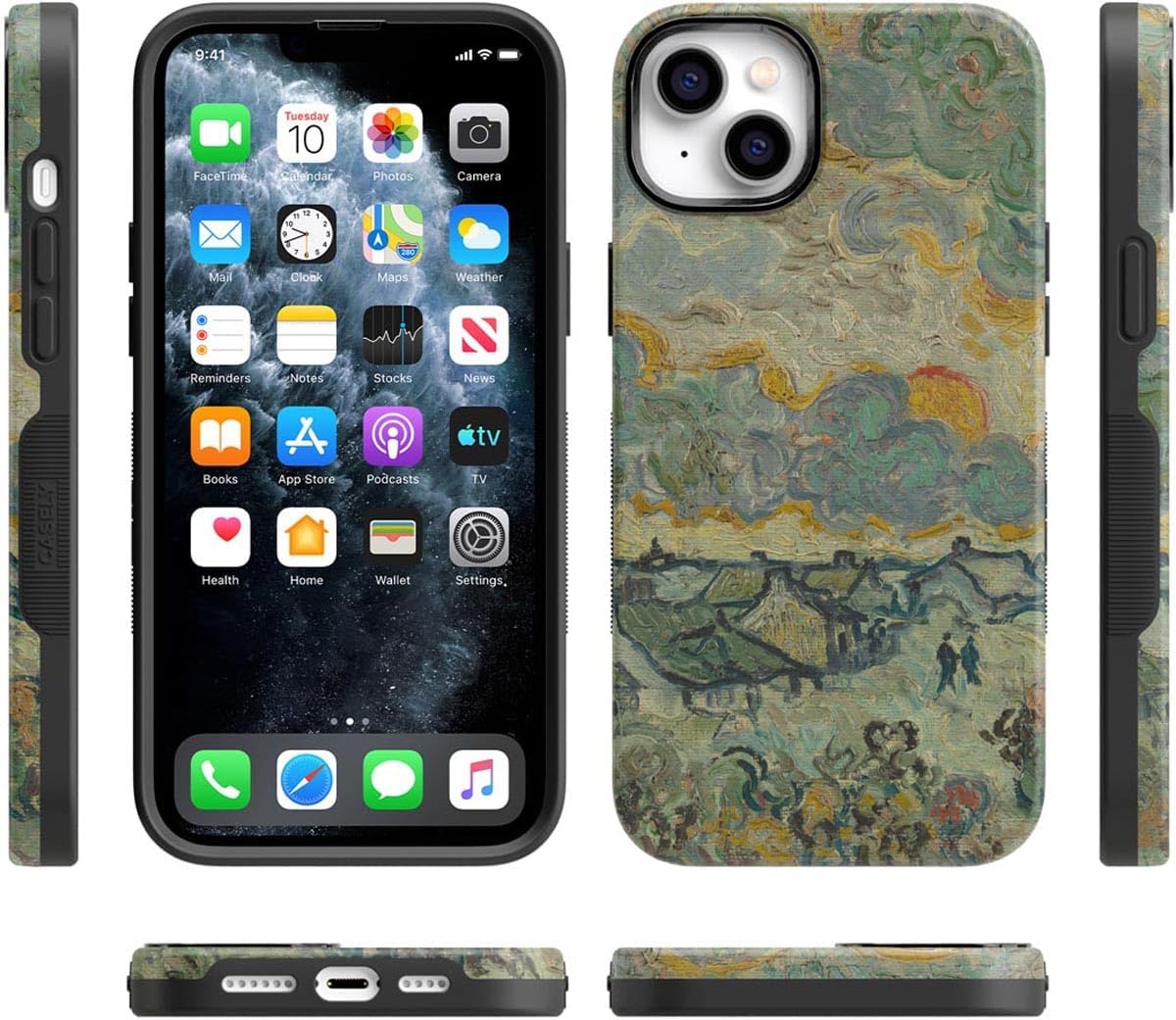 Casely iPhone 14 Case | Van Gogh | Reminiscence of Vincent | Bold Protective Design | Compatible with MagSafe