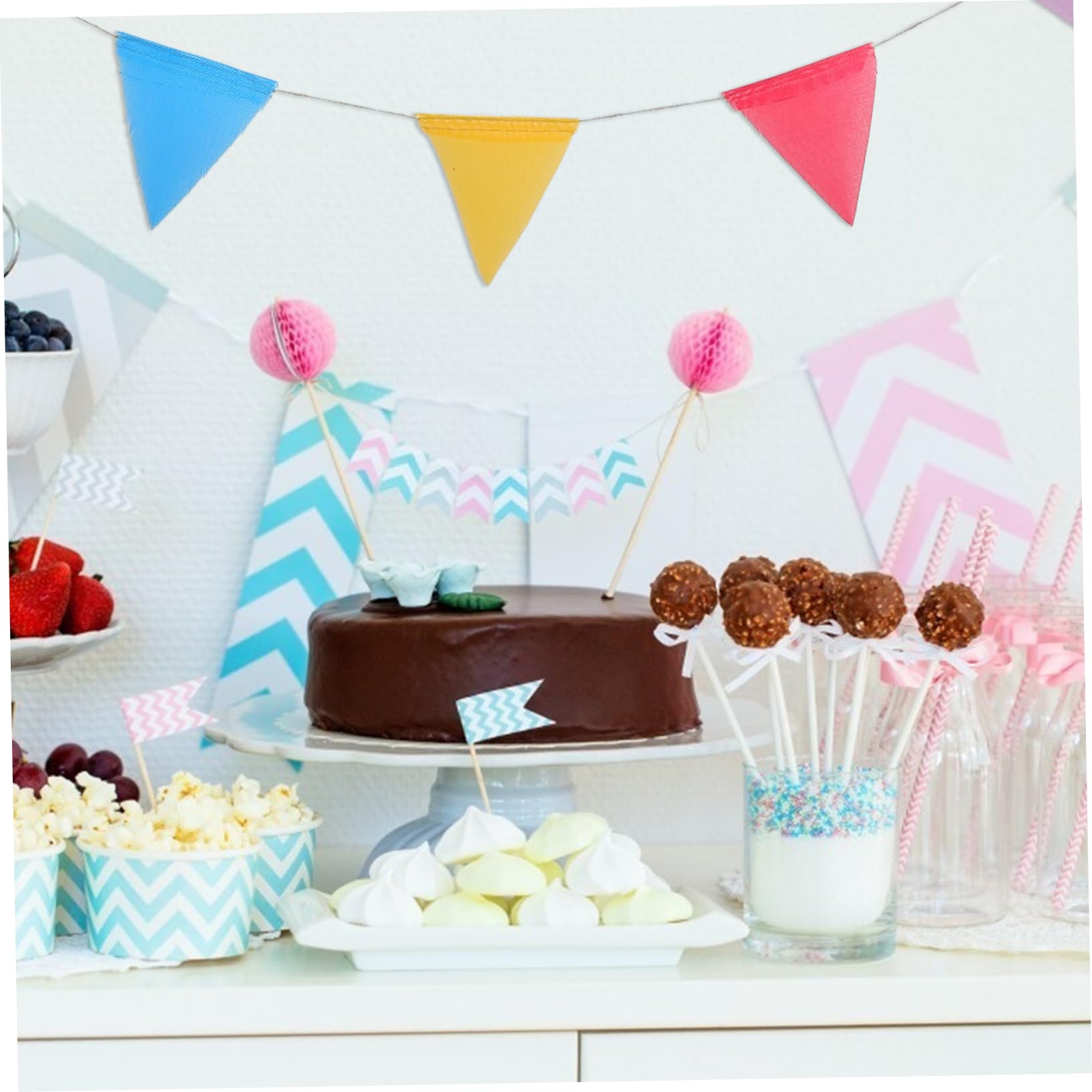 Alipis 4paquetes Banderines Triangulares De Tela Para Bodas y Decoración Reutilizable De Guirnalda De Tela Chic Para Celebraciones