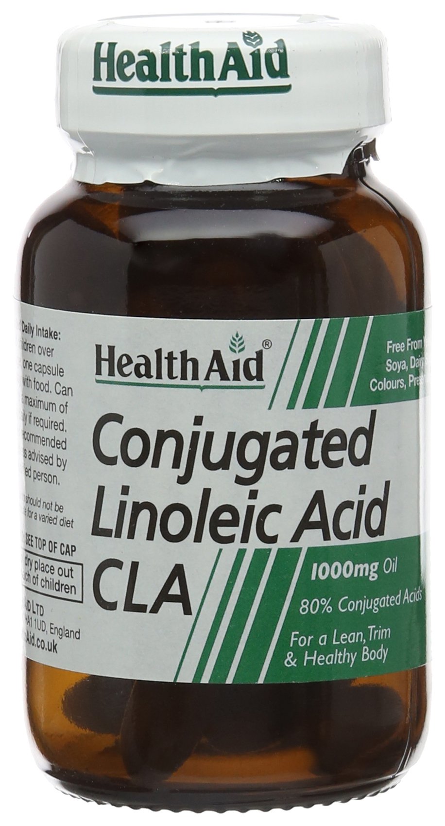 Health Aid Cla (Conjugated Linoleic Acid) 1000Mg, 30 Capsules