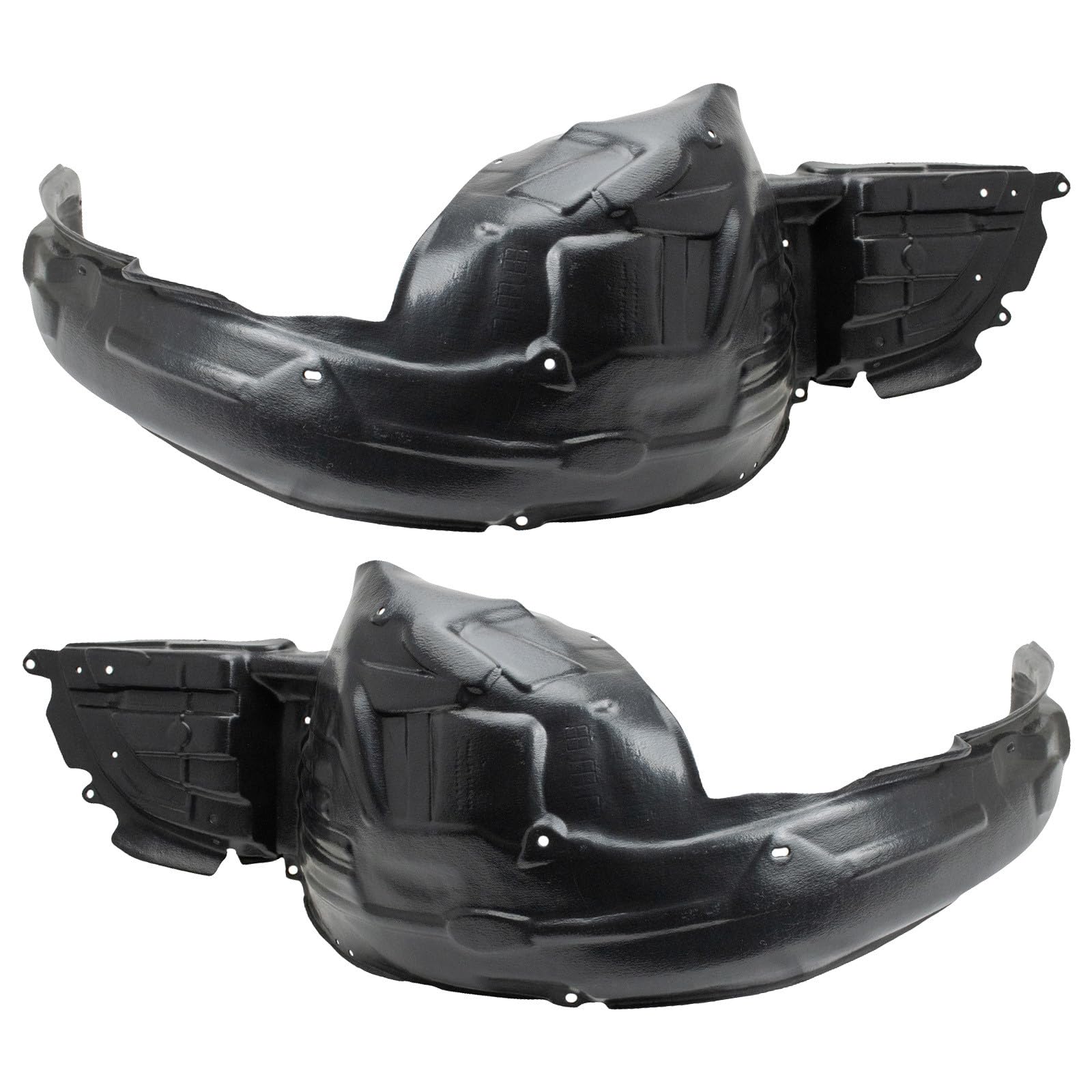 TRQ Front Inner Fender Liner Set | For 2010-2014 Subaru Legacy SU1248121 SU1248141 SU1249121 SU1249141