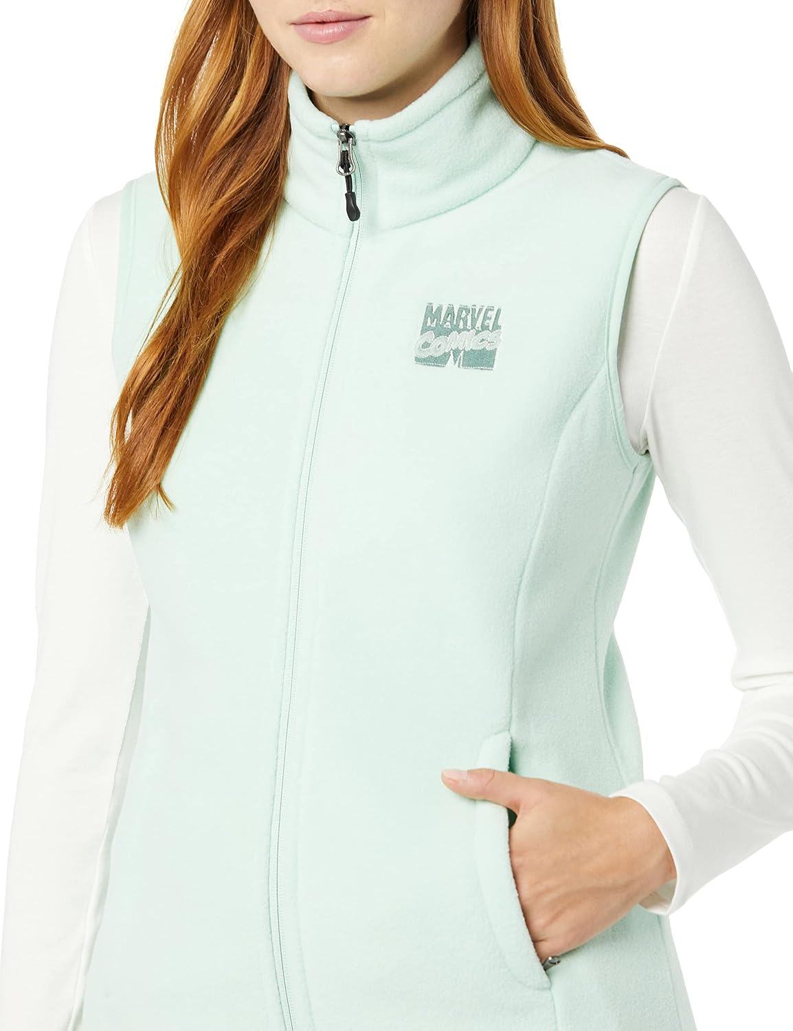Amazon Essentials Disney | Marvel | Star Wars | Princess Women's Polar Fleece Vest