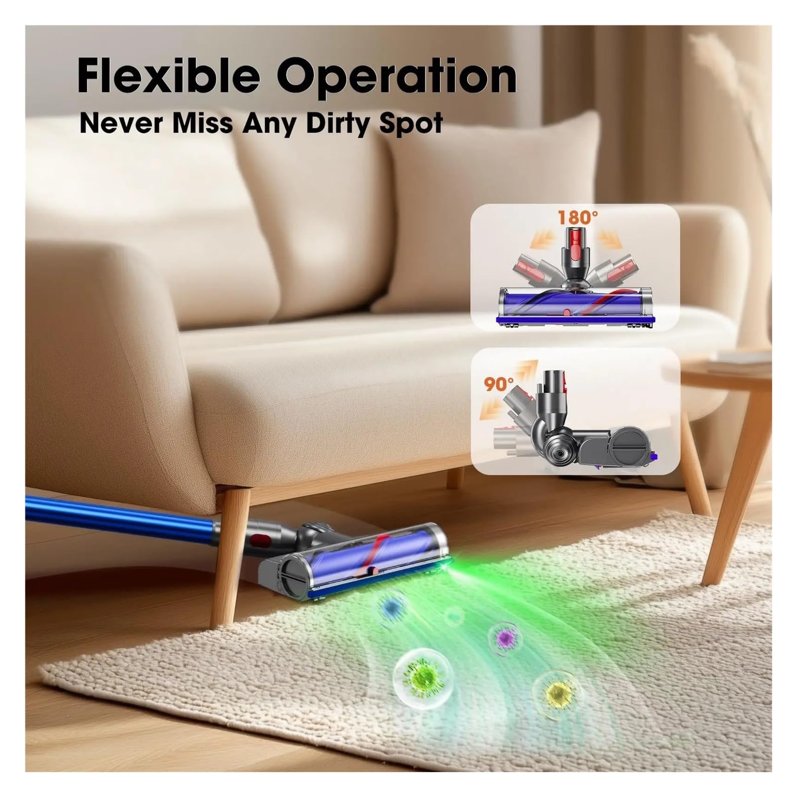 Testina spazzola, compatibile con Dyson, V7 V8 V10 V11