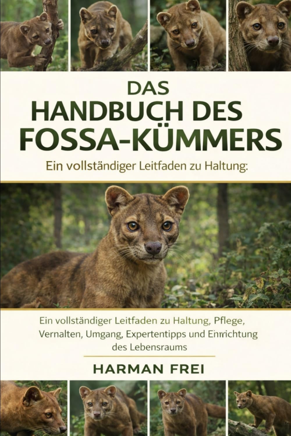 DAS HANDBUCH DES FOSSA-KÜMMERS: Ein vollständiger Leitfaden zu Haltung, Pflege, Verhalten, Umgang, Expertentipps und Einrichtung des Lebensraums.