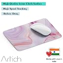 Artich Designer Gaming Mouse Pad for Office Laptop/Computer with Super Soft Non-Slip Rubber Base and Lycra Cloth Surface for Silky Touch Rectangle (Holy Smoke of Time Marble) gallery image