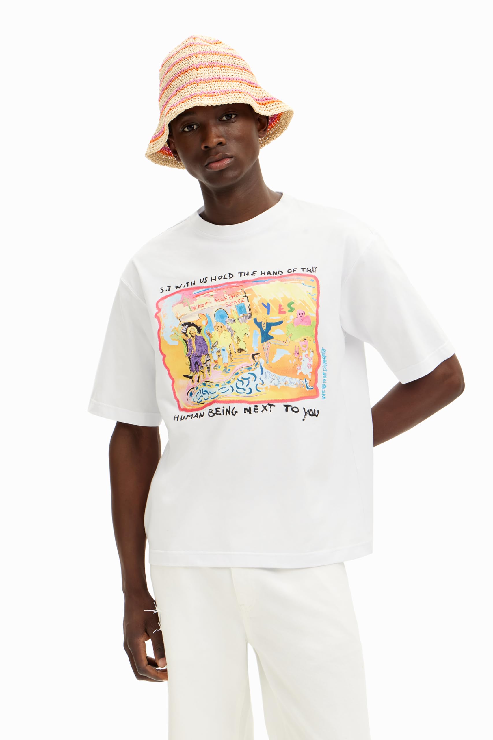 Desigual TS_Jude, 1000 Blanco, M, White, M
