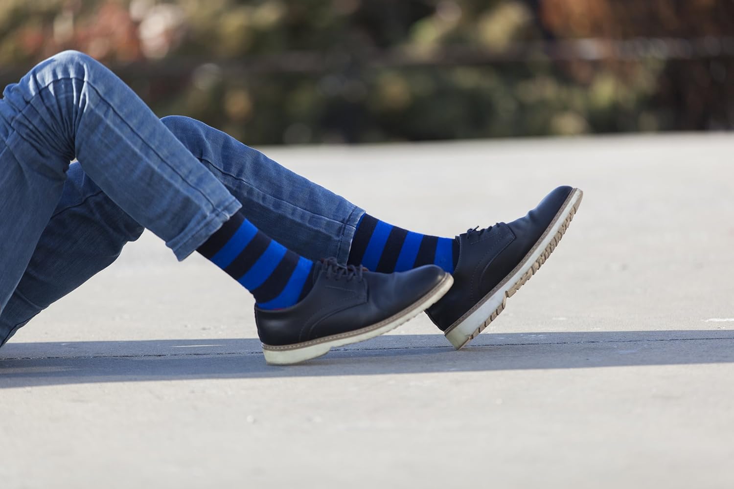 socks n socks-Mens 5pair Luxury Colorful Cotton Fun Novelty Dress Socks Gift Box