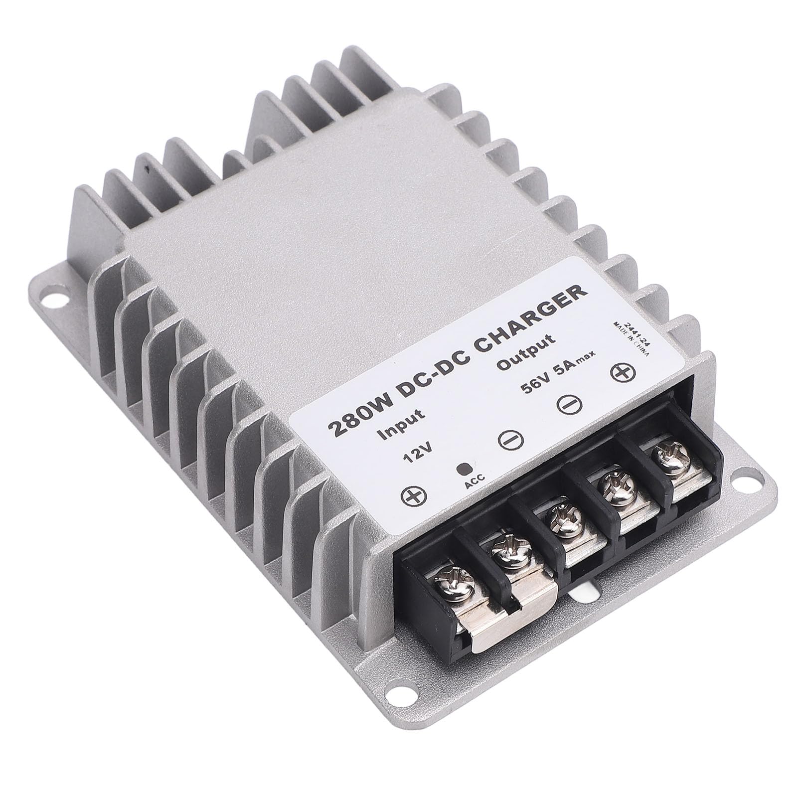 Jeffergarden Zestaw do Konwersji 12 V Przetwornica ze Stopu Aluminium 10 V do 32 56 5 A 280 W 94-procentowa wydajność dla Routera Gen 3 RV Zewnętrzne Zużycie Prądu Stałego