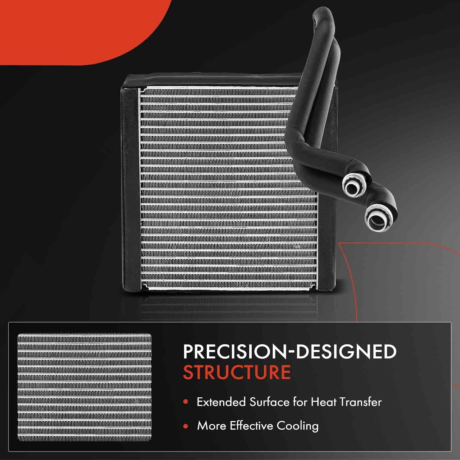 A-Premium Front AC Evaporator Core Compatible with Ford Fiesta 2014-2019