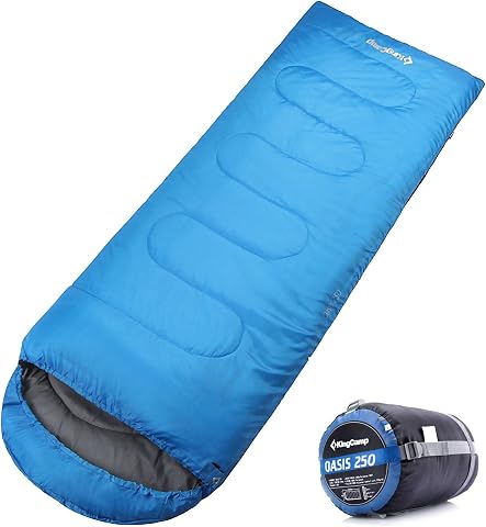 KingCamp Oasis 250 Ultralight Uyku Tulumu Blue Sağ F.
