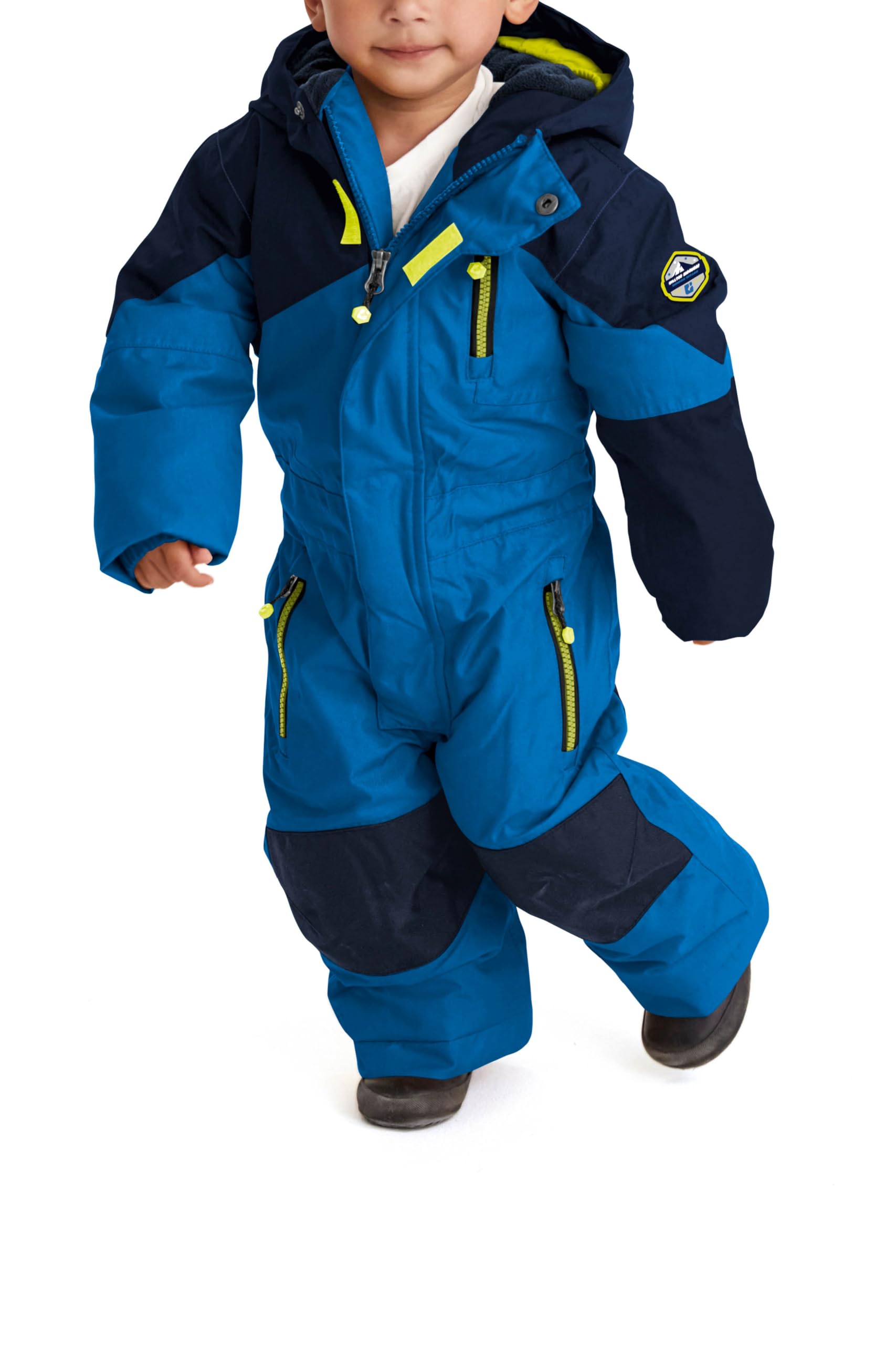 Killtec Kesley Mini Skioverall/Schneeanzug mit Kapuze und Schneefang, navy blue, 110/116