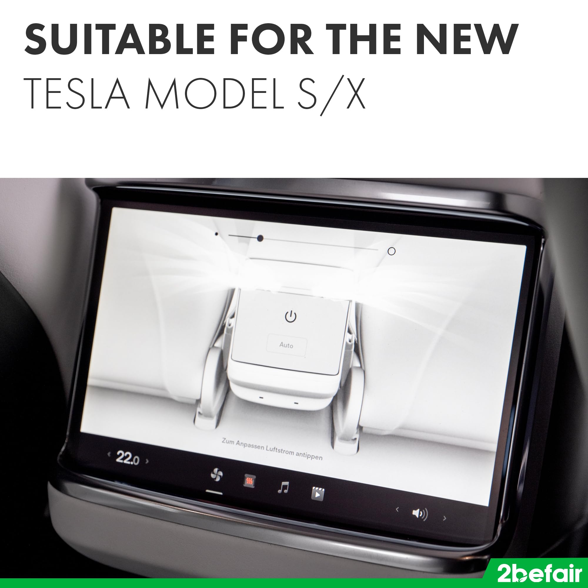 Protecteur D'écran Verre Trempé Pour Tesla Model S/X 2017-2021 | Anti-rayures 9H, Anti-empreintes, Facile à Poser