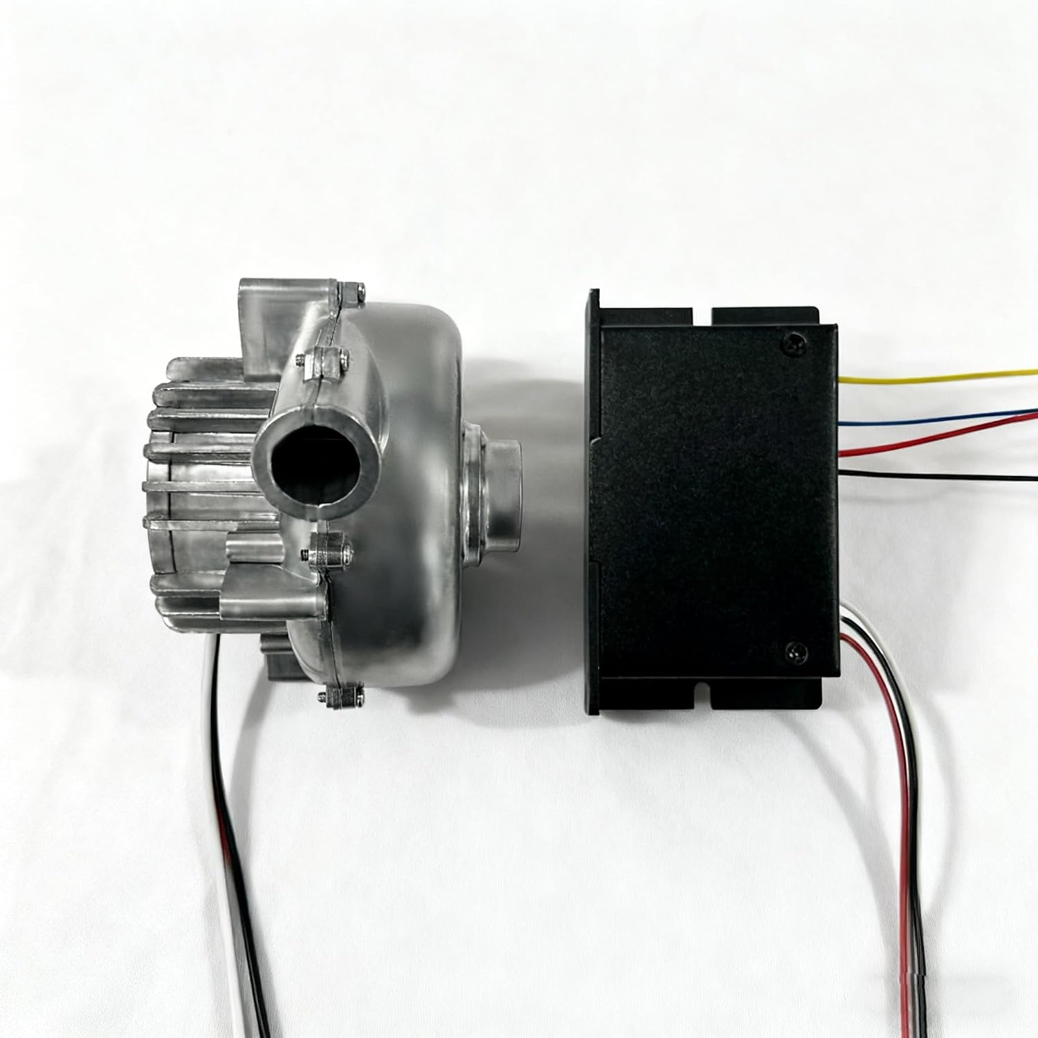 80mm High Speed DC Blower Fan 12V, 44000 RPM Industrial Blower with Aluminum Impeller, High Static Pressure for 3D Printer, CNC, Fume Extractor, Vacuum System, Lab Equipment, Electronics Cooling