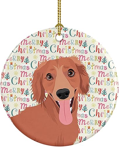 Miniatura 170 de Caroline's Treasures Adorno navideño de husky siberiano en blanco y negro #2 de cerámica para árbol de Navidad, decoración colgante para el hogar,