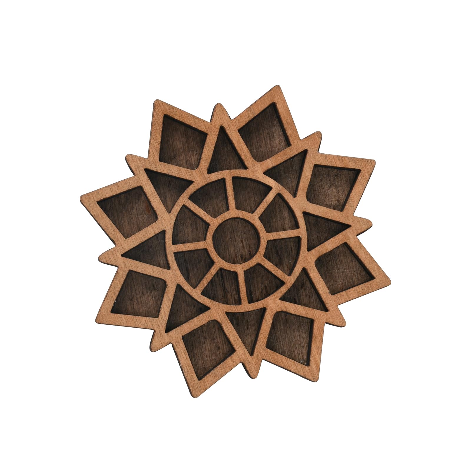 Mini bandeja decorativa de madera para piedras de cristal, 8 cm, bandeja de cristal para piedras, pequeña caja de cristal, bandeja de madera para manualidades, manualidades, decoración, boda, Navidad