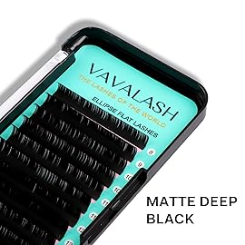 Ellipse Eyelash Extensions Flat Eyelash Extension Lightweight Lashes Matte Black Lashes Extensions(D-0.15-11mm)