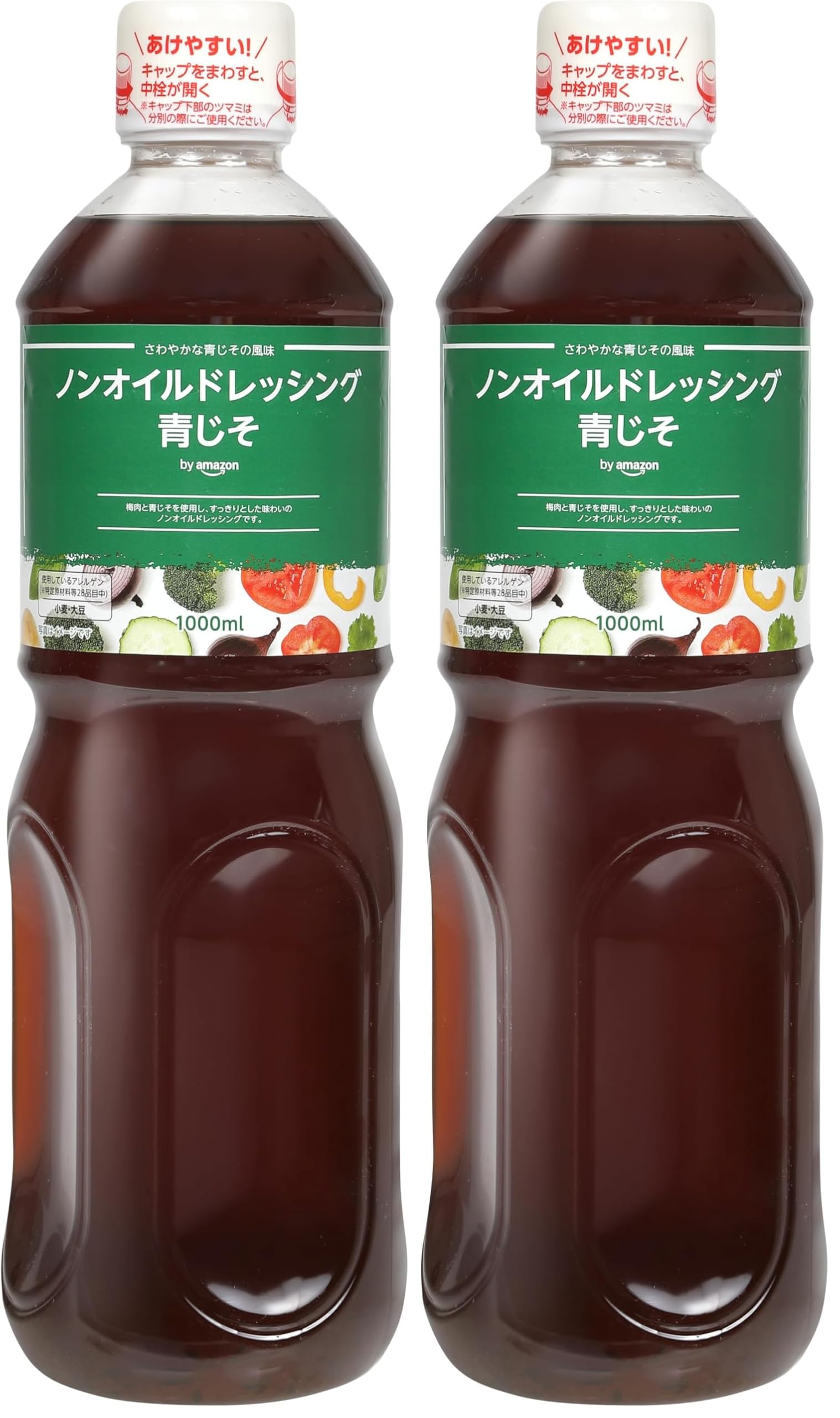 【47%OFF】【734円】 by Amazon ノンオイルドレッシング青じそ 1000ml×2本