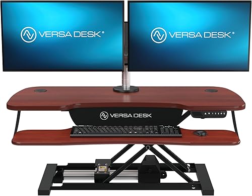 Miniatura 34 de VERSADESK® PowerPro™ Elite 40" x 24" - Convertidor de escritorio eléctrico ancho controlado por aplicación con puerto de carga USB. Eleva hasta 20