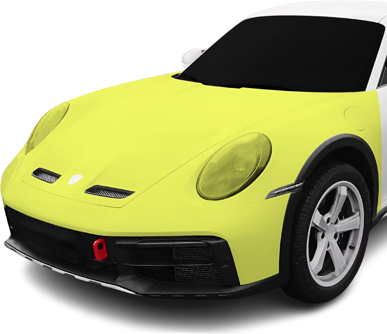 BOGAR TECH DESIGNS for Porsche 911 Dakar 2024+ Front Middle and Front Sides Paint Protection PPF Film Kit Cover, Clear Bra