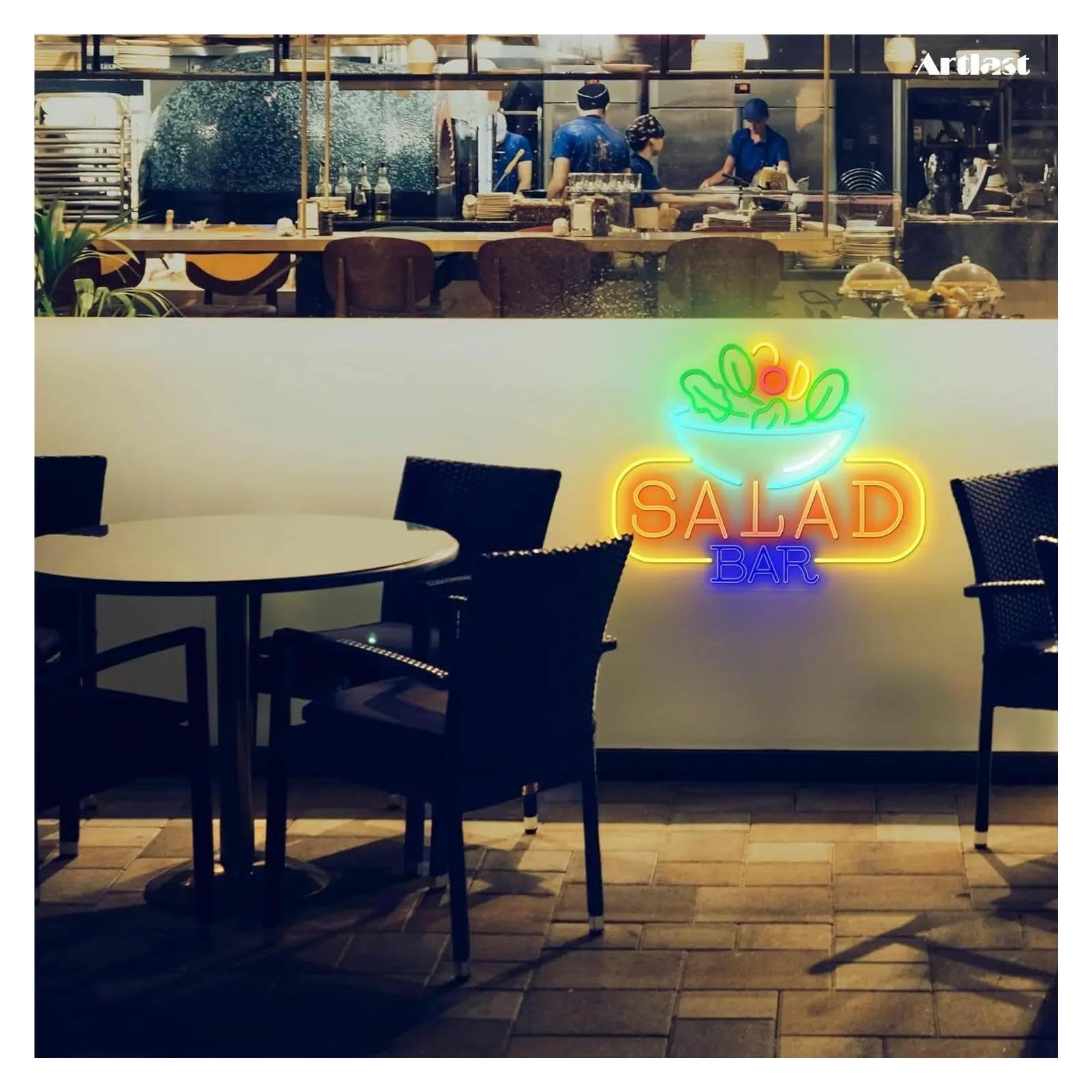 Insegna al Neon Insegna Al Neon "Salad Bar"