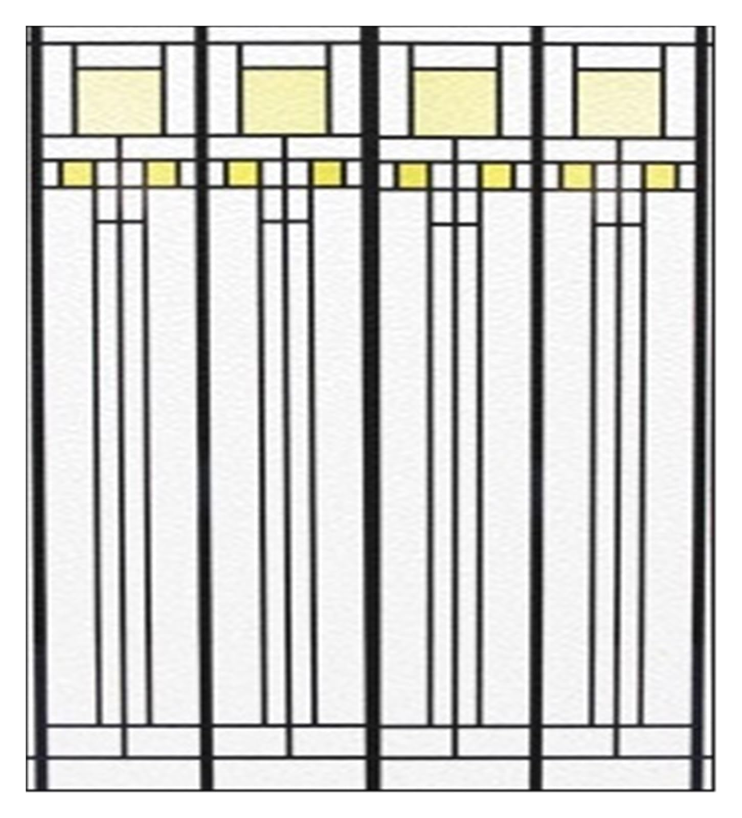 Fensterfolie Buntglas-Fensterfolie, gefrostet, Sichtschutz, statisch haftend, Aufkleber im Retro-Prärie-Stil, for Dusche, Badezimmer, Büro, Heimdeko (Color : 04, Size : 50X80cm)