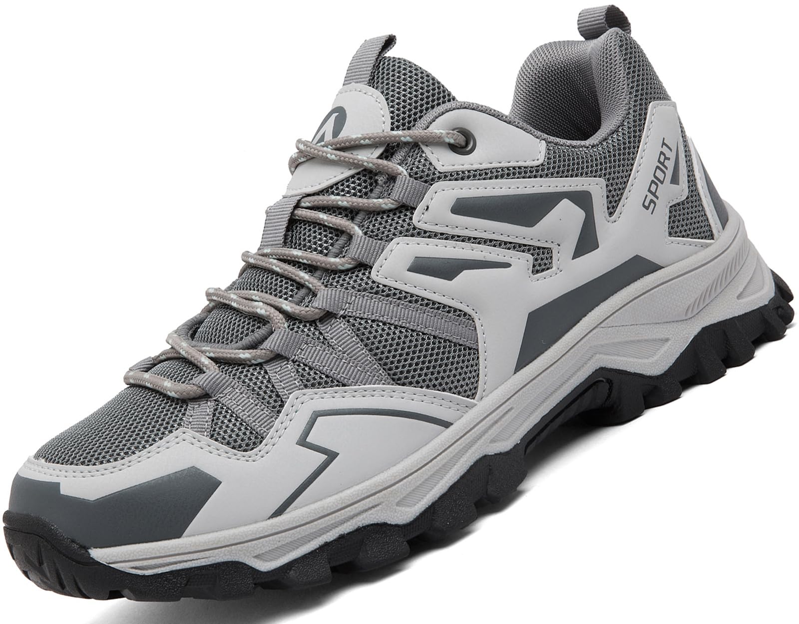 Zapatillas de Senderismo Hombres Zapatillas de Trekking Botas de Montaña Transpirable Antideslizante Ligeras Zapatos de Camping