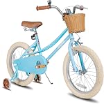 JOYSTAR Vélo pour enfants de 12 à 20 po pour 2-12 ans (33"-59"), bicyclette pour enfants avec roues d'entraînement et panier, plusieurs couleurs