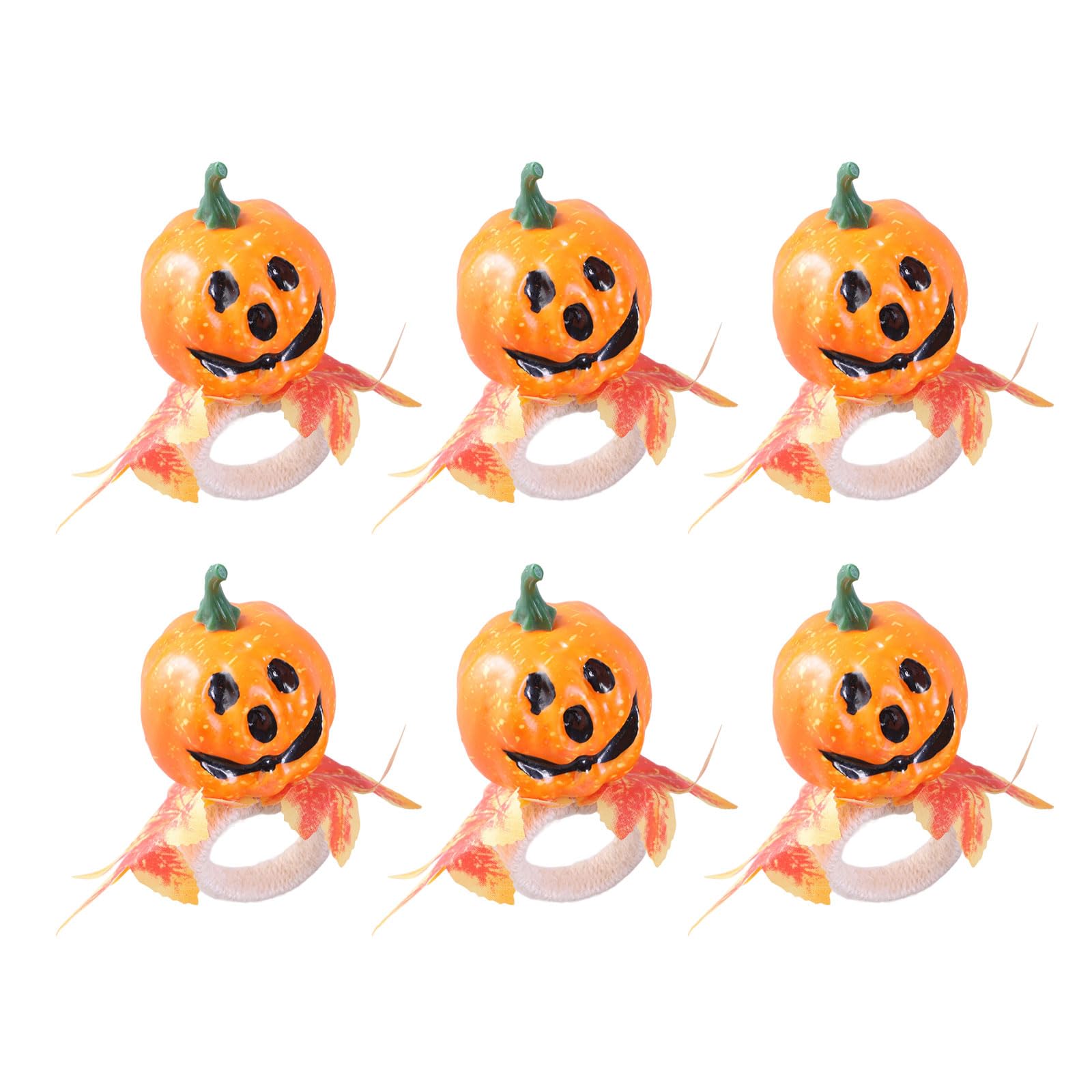 Yhplxyuus Of 6 Tissue Rings Halloween Tissue Holder Serviettes Rings Perfect for Party Gatherings and Celebration Table Decors