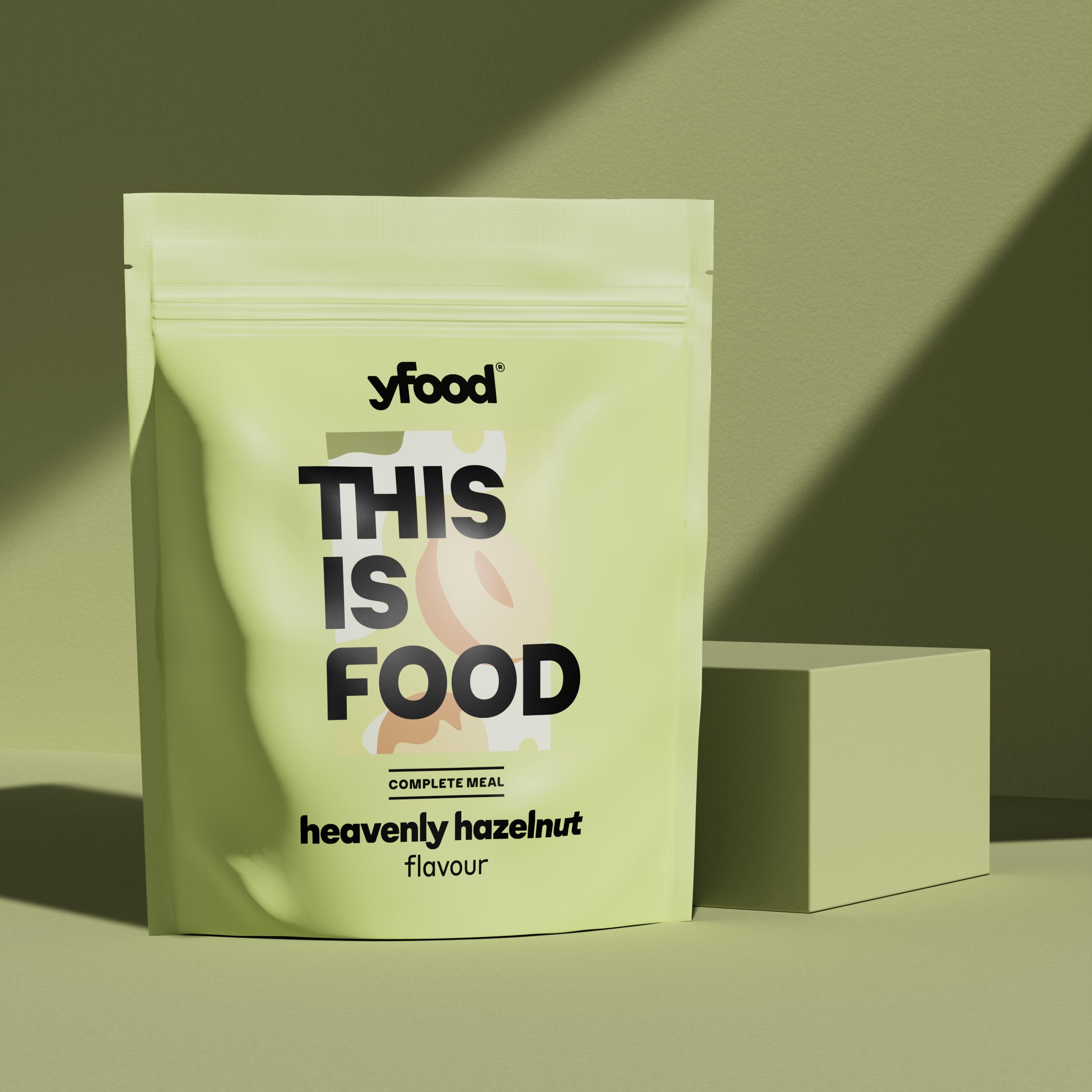 yfood Comida para beber Heavenly Hazelnut – 12 comidas de 400 kcal en polvo – 25 g de proteínas, vitaminas y minerales – Sabor: avellana