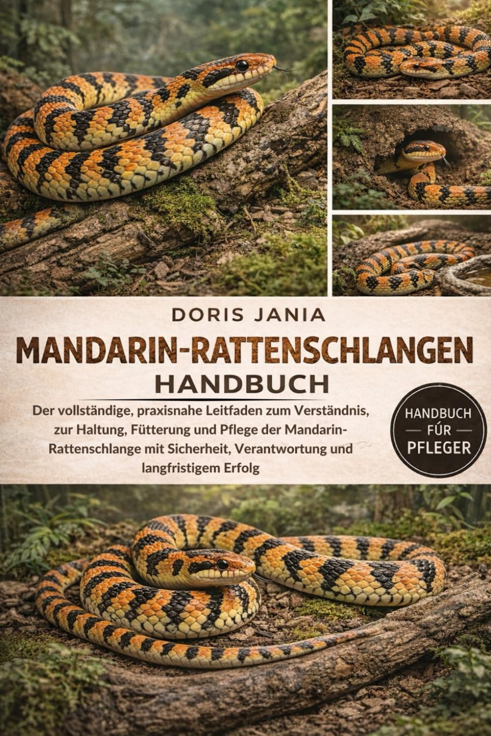 MANDARIN-RATTENSCHLANGEN-HANDBUCH: Der vollständige, praxisnahe Leitfaden zum Verständnis, zur Haltung, Fütterung und Pflege der ... Verantwortung und langfristigem Erfolg