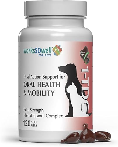 Soporte natural de doble acción 1TDC Geles suaves Proporciona 4 principales beneficios para la salud para perros y gatos Apoya la salud bucal la