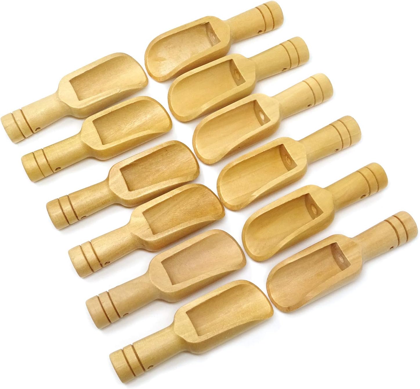 MARGOUMY 3 Small OLIVE Wood Spoons 5.6 inch, HANDCRAFTED